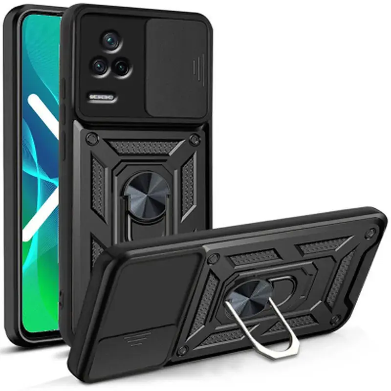 Чохол до мобільного телефона BeCover Military Poco F4 Black (709128)