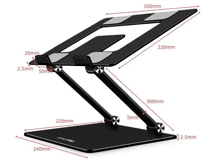Підставка для ноутбука OfficePro 17,3" Black (LS111B) - фото 2