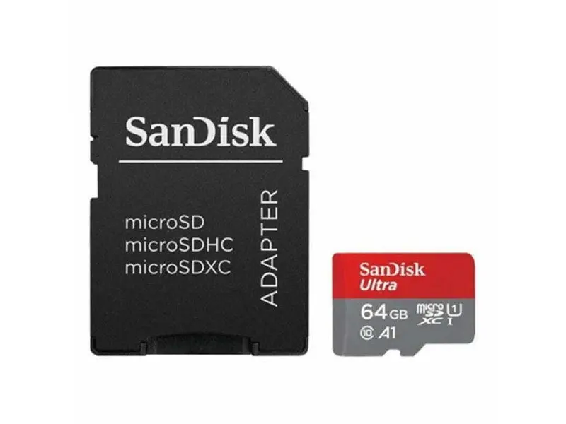 Карта пам'яті SanDisk Ultra microSDXC UHS-I A1 Class 10 64 GB (SDSQUAB-064G-GN6MA)