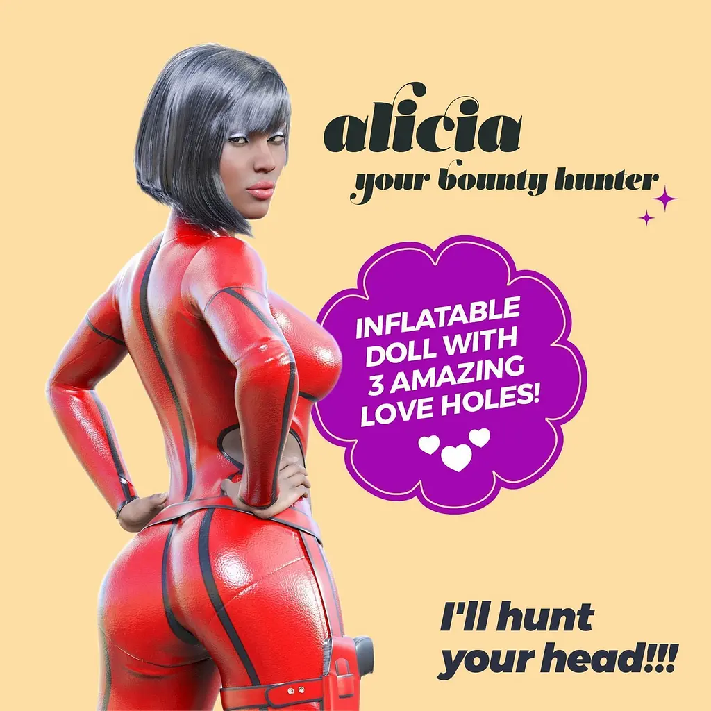 Секс лялька Crushious Alicia Your Bounty Hunter (тілесний) - фото 9