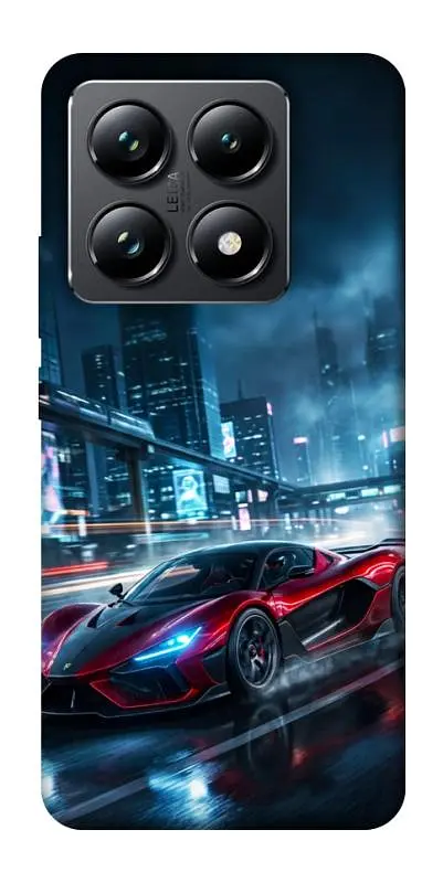 TPU чохол Demsky Red sport car для Xiaomi 14T Pro