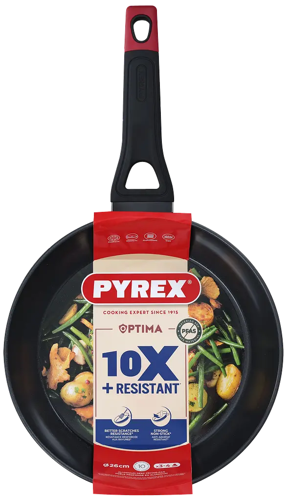 Сковорода Pyrex Optima 26 см глибока kuh0016665 - фото 6