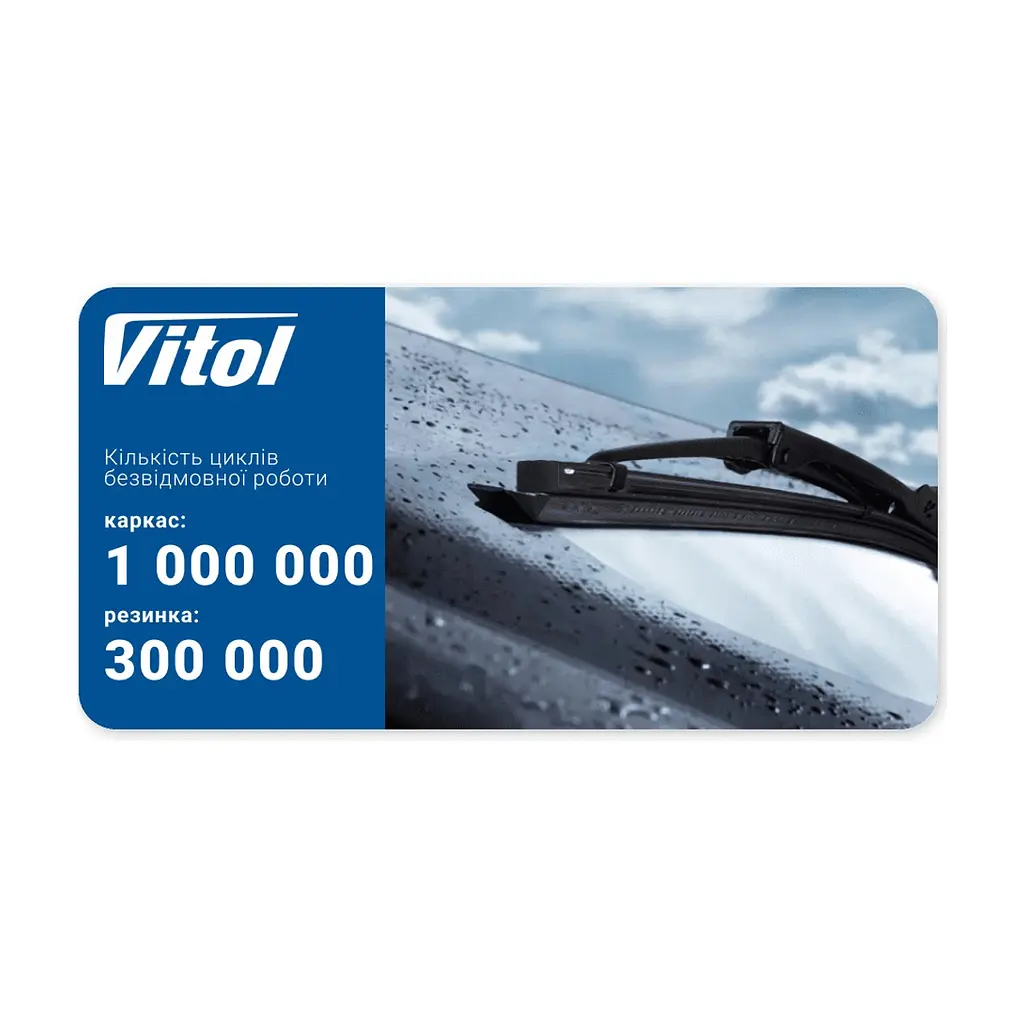 Щітка склоочисника Vitol Exo 12\" (300 мм) (VK-12300) - фото 7