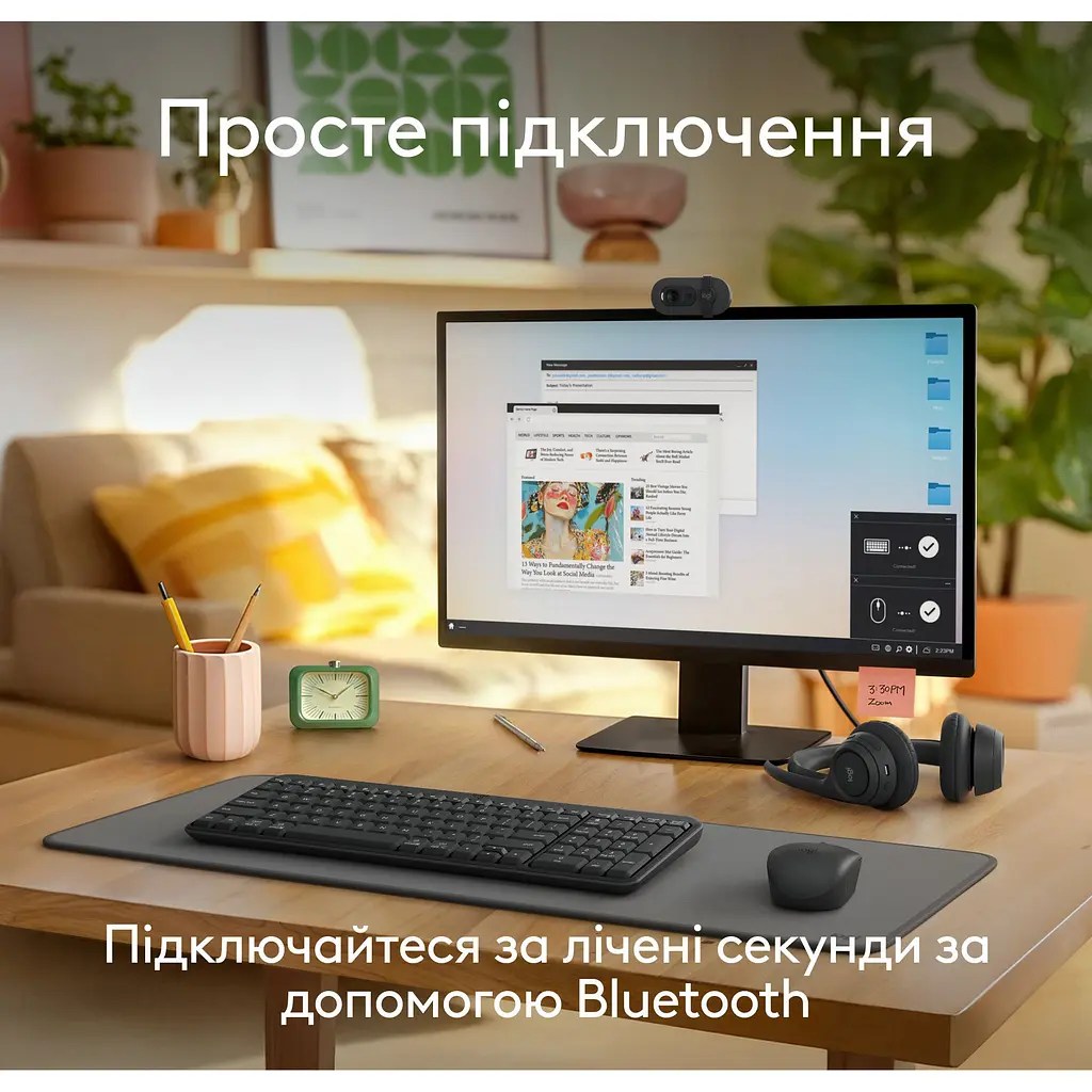 Клавіатура Logitech K250 Graphite (920-013822) [141505] - фото 7