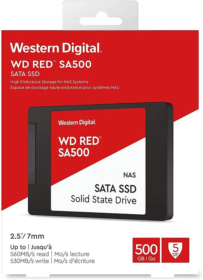Накопичувач SSD WD 2.5" 500GB SATA Red SA500 teh0014724 - фото 4