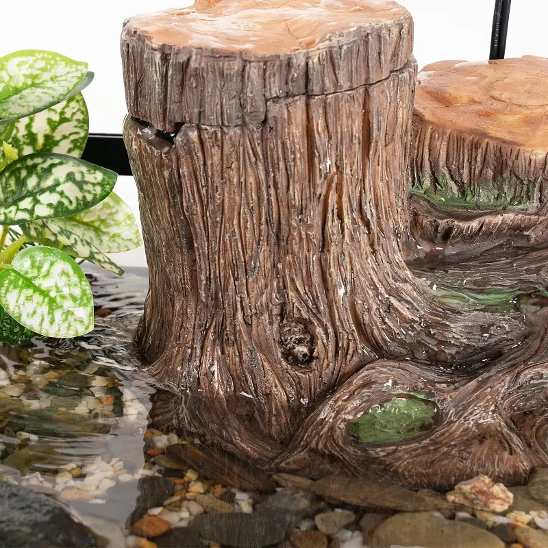 Декоративний фільтр-водоспад Repti-Zoo Turtle Filter Tree (GLB10) у формі кореня для амфібій і тераріумів до 70 літрів - фото 5