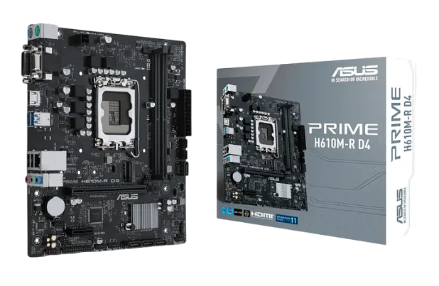 Материнська плата Asus H610M-R D4-SI Prime LGA 1700 (PRIME H610M-R D4-SI) - фото 2