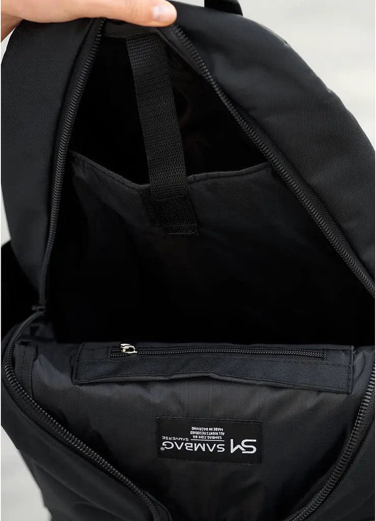 Рюкзак Sambag Zard 0ST чорний тканевий 46 x 28 x 13 см (25018065) - фото 10