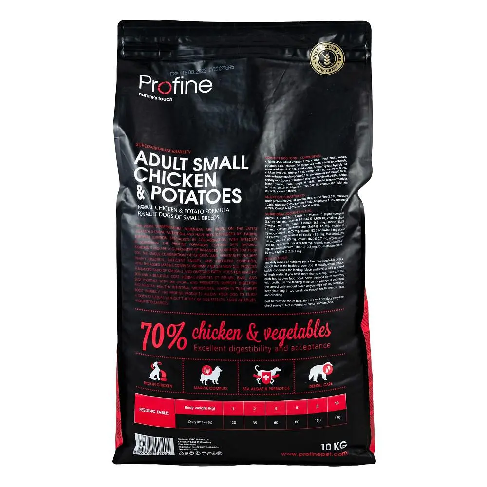 Сухий корм Profine Adult Small з куркою та картоплею для дорослих собак дрібних порід Малі. Середні - фото 5