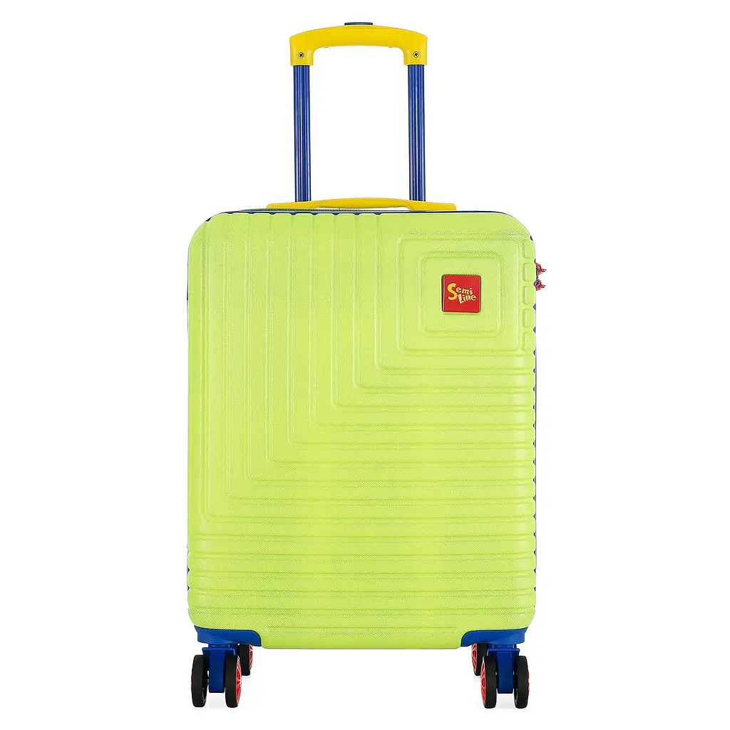 Валіза маленька Semi Line T5939-1 ABS-пластик 20 дюймів 41 л для ручної поклажі Lemon - фото 4