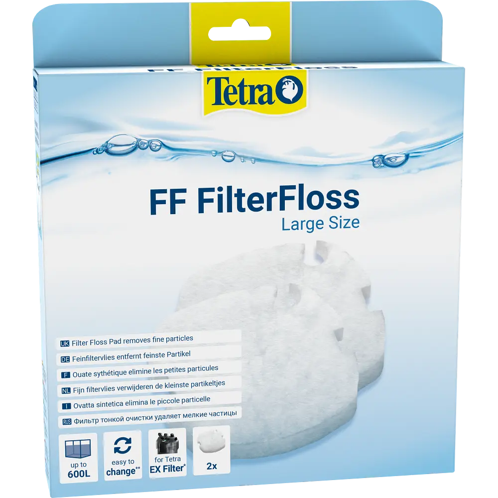 Вкладыш в фильтр Tetra Filter Floss L 2 шт. для внешнего фильтра Tetra EX 1200 - фото 3