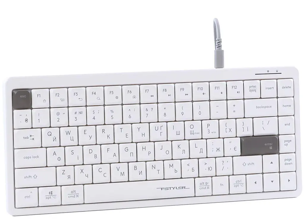 Клавіатура A4Tech A4-Tech Fstyler FX53 (White) (FX53 (White)) - фото 2