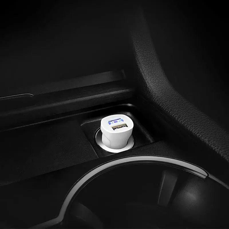 Автомобільний зарядний пристрій Hoco Z2A Car Charger 2USB White [40699] - фото 2