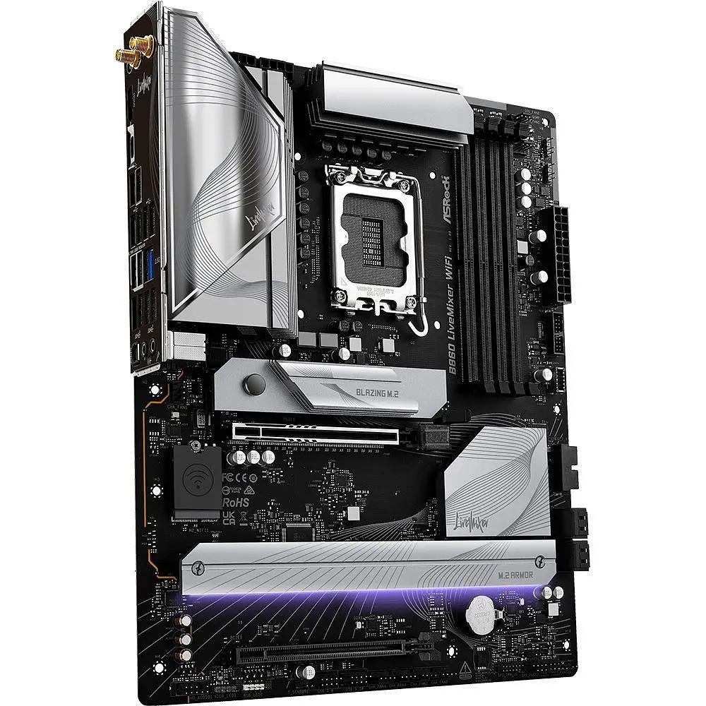 Материнська плата ASRock B860 LiveMixer WiFi [140175] - фото 4