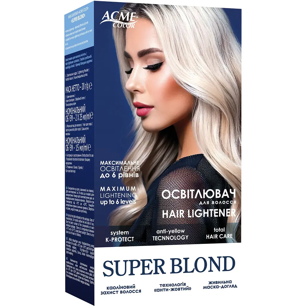 Освітлювач для волосся SUPER BLOND