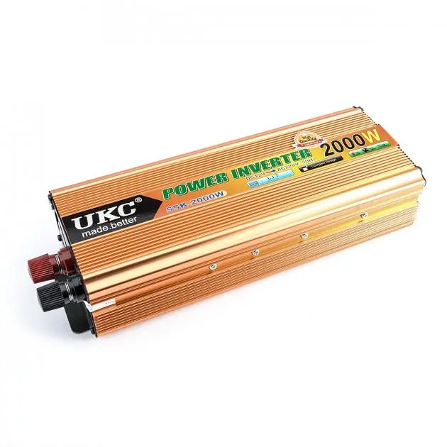 Автоінвертор 24 V-220 V перетворювач напруги 2000 W UKC SSK AC/DC - фото 2