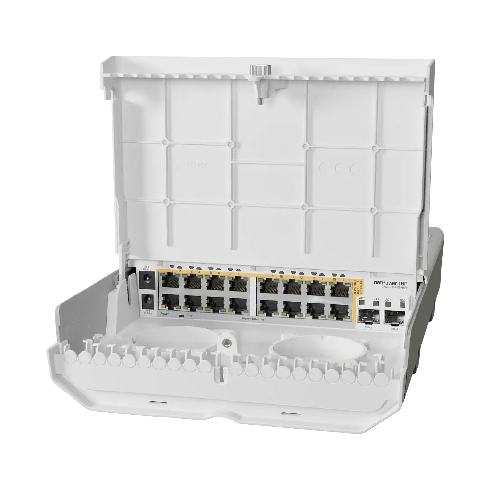 Коммутатор Mikrotik 16 портов управляемый PoE (CRS318-16P-2S+OUT) - фото 2
