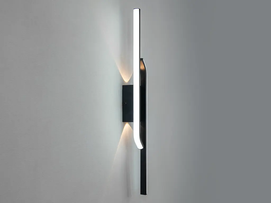 Бра настінне LED Diasha 1624/600BK 30W 1650 лм чорний метал IP20 - фото 2