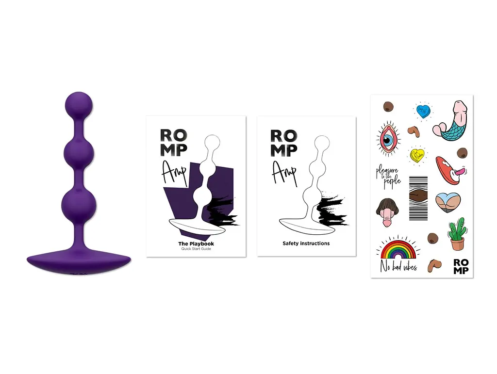 Анальне намисто Romp Amp Dark Purple Romp SO8736 97571 - фото 3