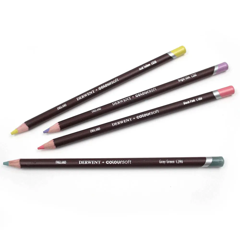 Олівець кольоровий Coloursoft (С720) Білий Derwent (5028252188906) - фото 2