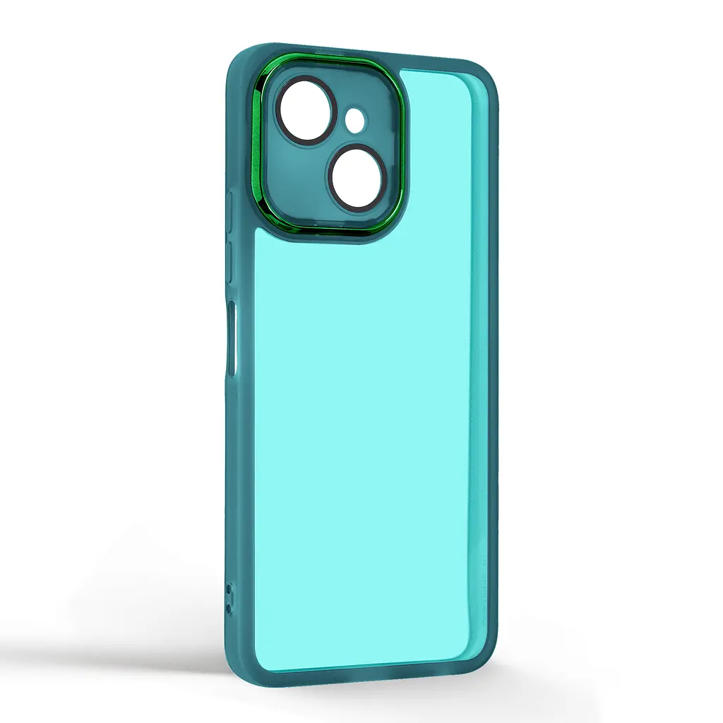 Защитный чехол для TECNO Spark 40C 4G, Shade, зеленый, TPU+PC, матовый, защита всего корпуса, панель-накладка, противоударный, с большими бортами, амортизирует удары при падениях, ArmorStandart (ARM87905) - фото 2