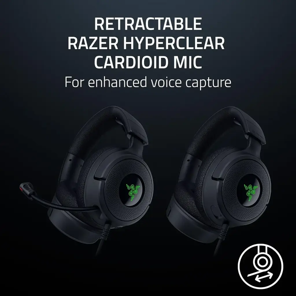 Навушники Razer Kraken V4 X (RZ04-05180100-R3M1) - фото 6