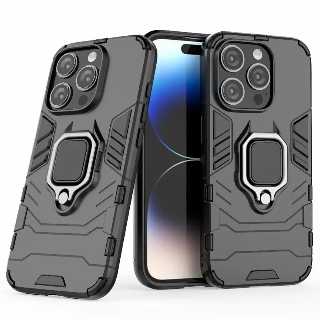 Чехол бампер Primolux Ring Armor для Apple iPhone 14 Pro Max Black - фото 6