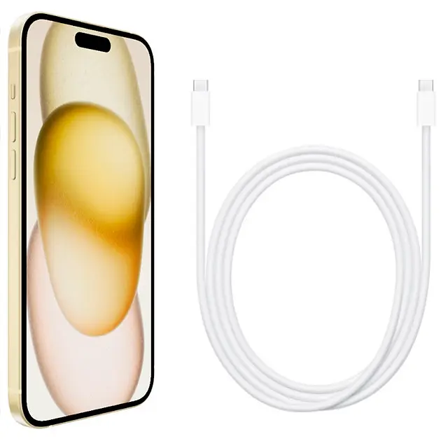 Смартфон Apple iPhone 15 Plus 512GB Yellow (MU1M3) [92600] - фото 14