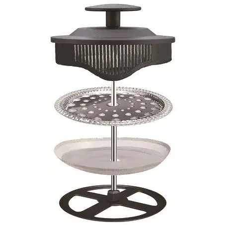 Френч-прес Bravo Chef L'Appetit 800 мл чорний (BC-7302-800) - фото 4
