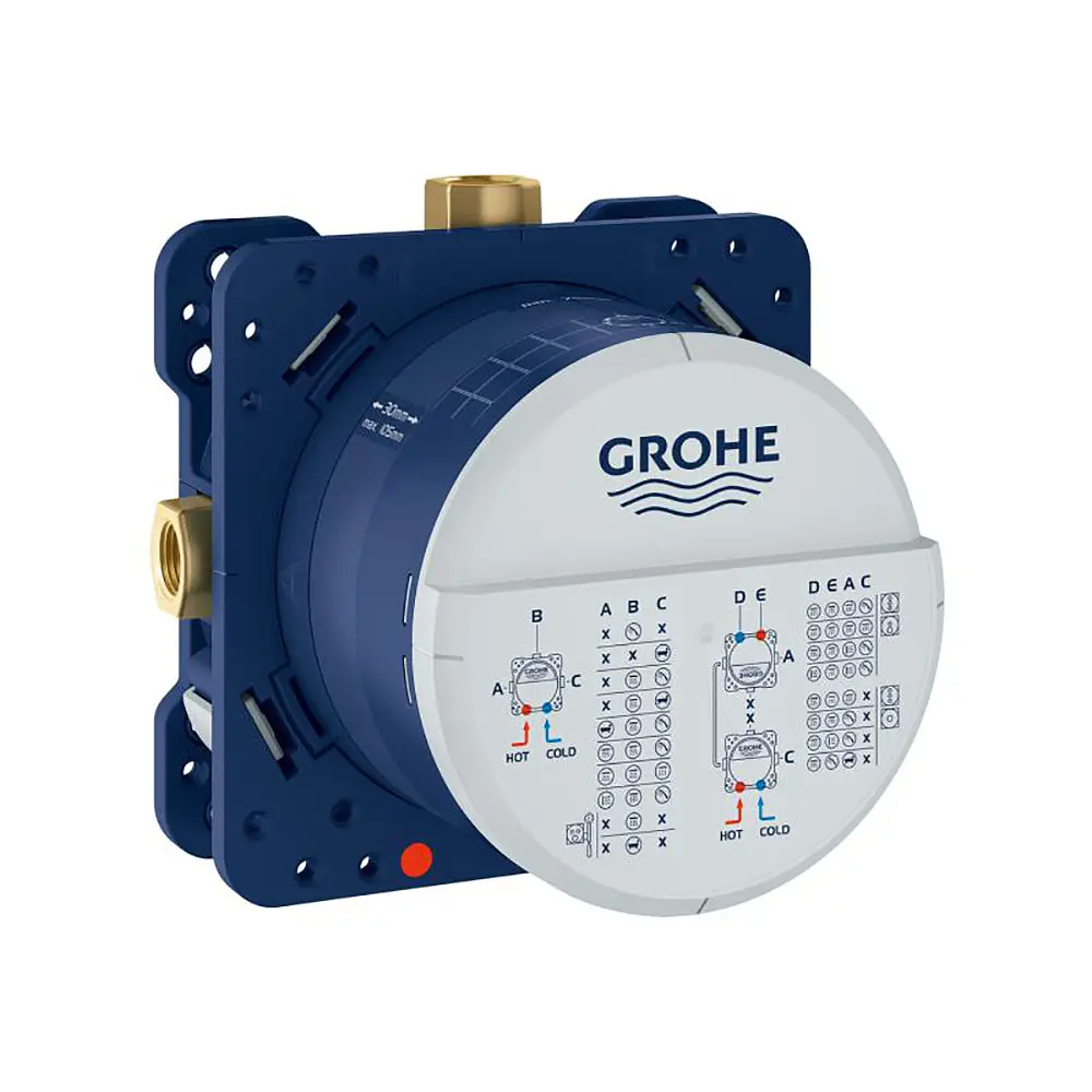 Душова система прихованого монтажу Grohe Grohtherm Cube UA26405SC0, Хром - фото 12
