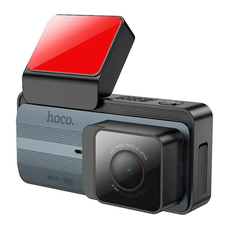 Відеореєстратор HOCO driving recorder 2K display GPS (with rear camera) DV12 |25fps, 3.69", 2K, Wi - фото 2