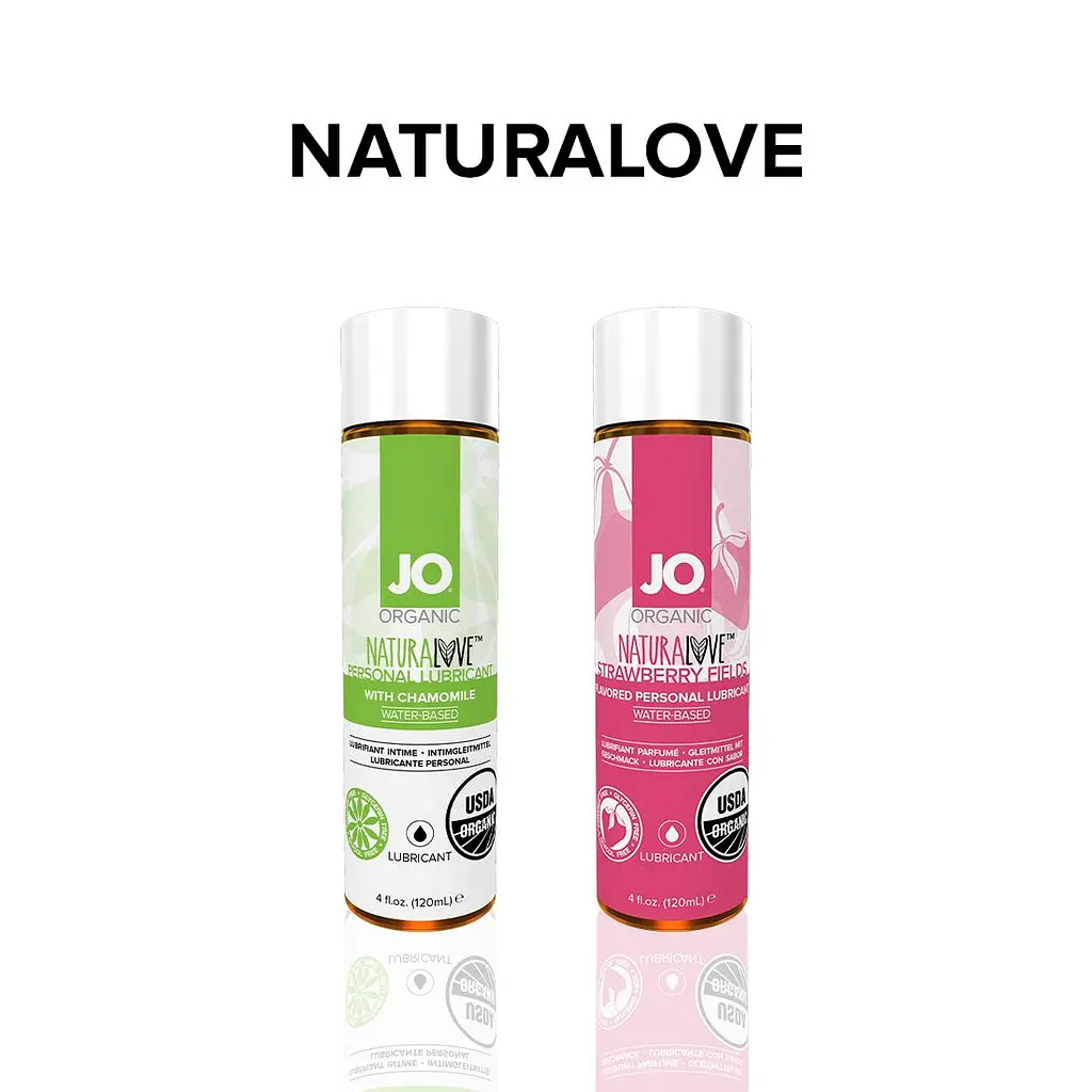 Змазка на водній основі JO NATURALOVE — ORGANIC (30 мл) з екстрактом листя агави та ромашки - фото 6