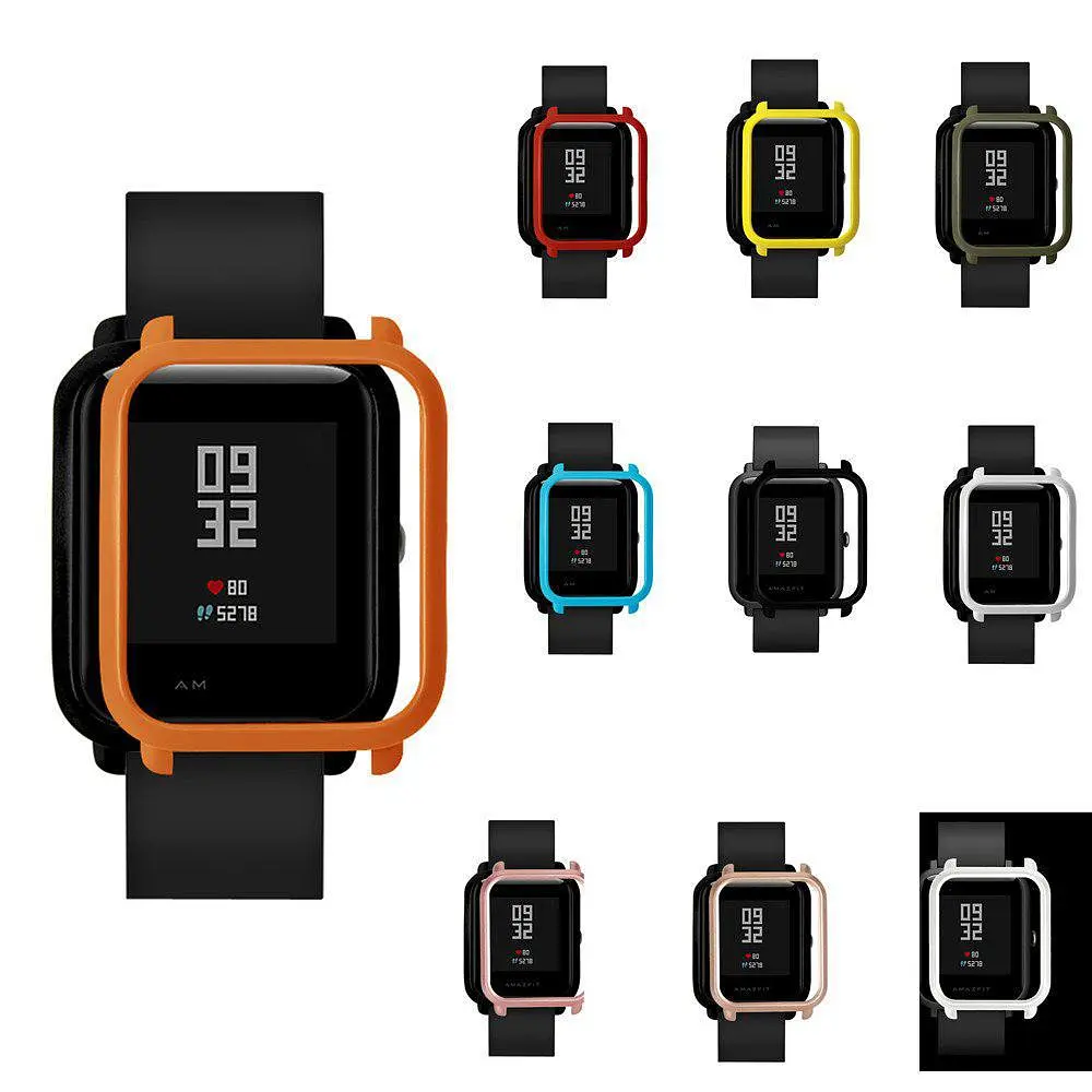 Защитный бампер Tamister для смарт-часов Amazfit Bip / Bip Lite оранжевый - фото 7