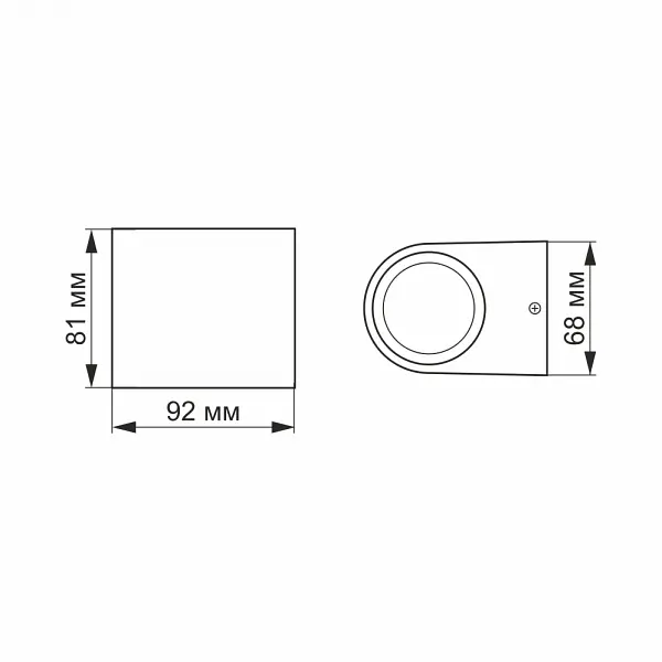 LED Светильник архитектурный AR031 IP54 VIDEX 3W 2700K - фото 4