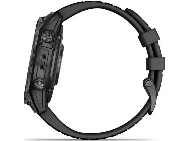 Смарт-годинник Garmin Epix Pro Gen 2 Sapphire 47mm Carbon G. DLC Tit. with Black Band (010-02803-10/11) - фото 2