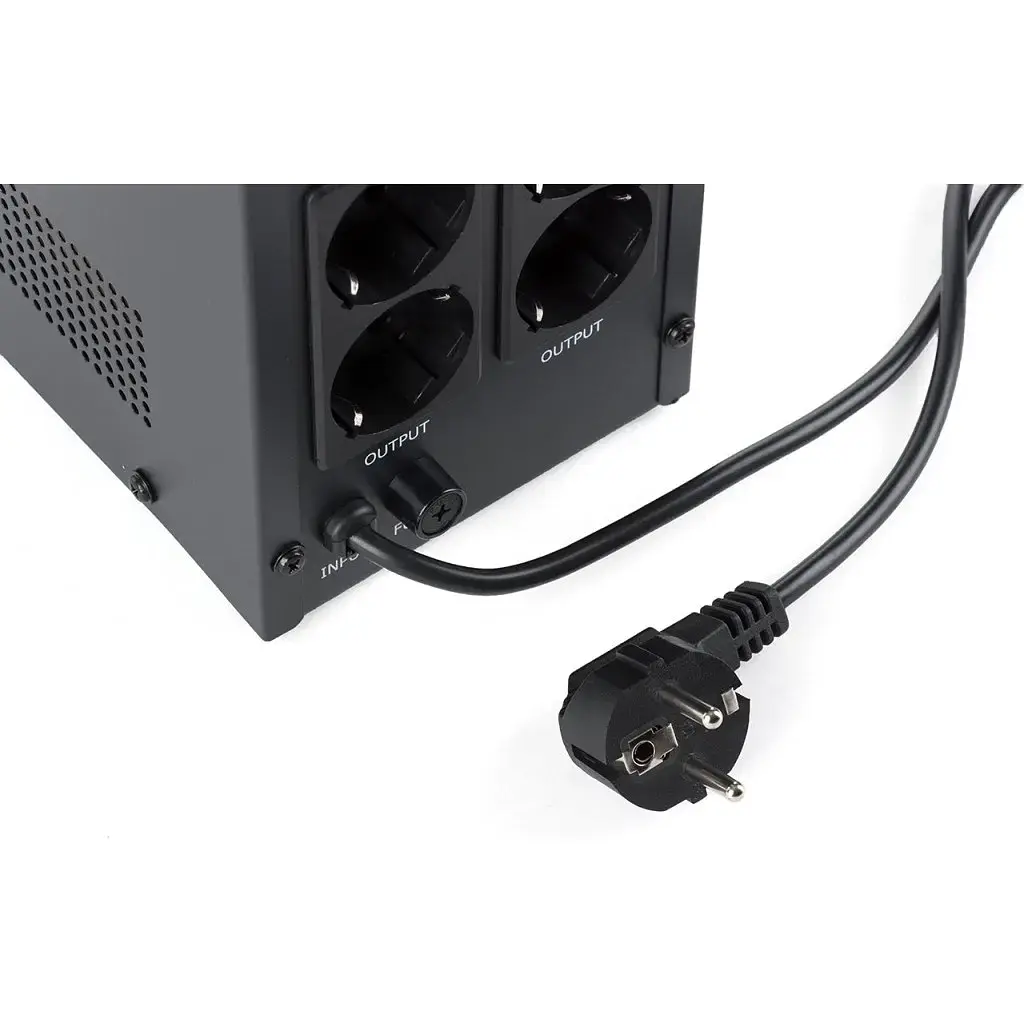 Пристрій безперебійного живлення Vinga LED 2000VA metall case (VPE-2000M) - фото 9