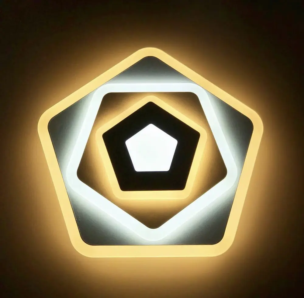 Минималистичный светильник LED для небольших комнат Line F Диаметр 30 см - фото 3