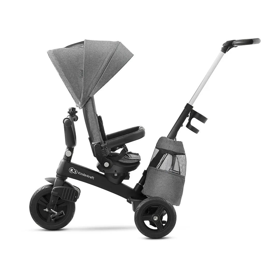 Велосипед трехколесный KiderKraft Easywist Platinum Grey - фото 5