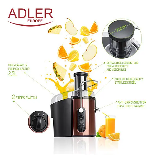 Соковитискач Adler AD 4123 - фото 3
