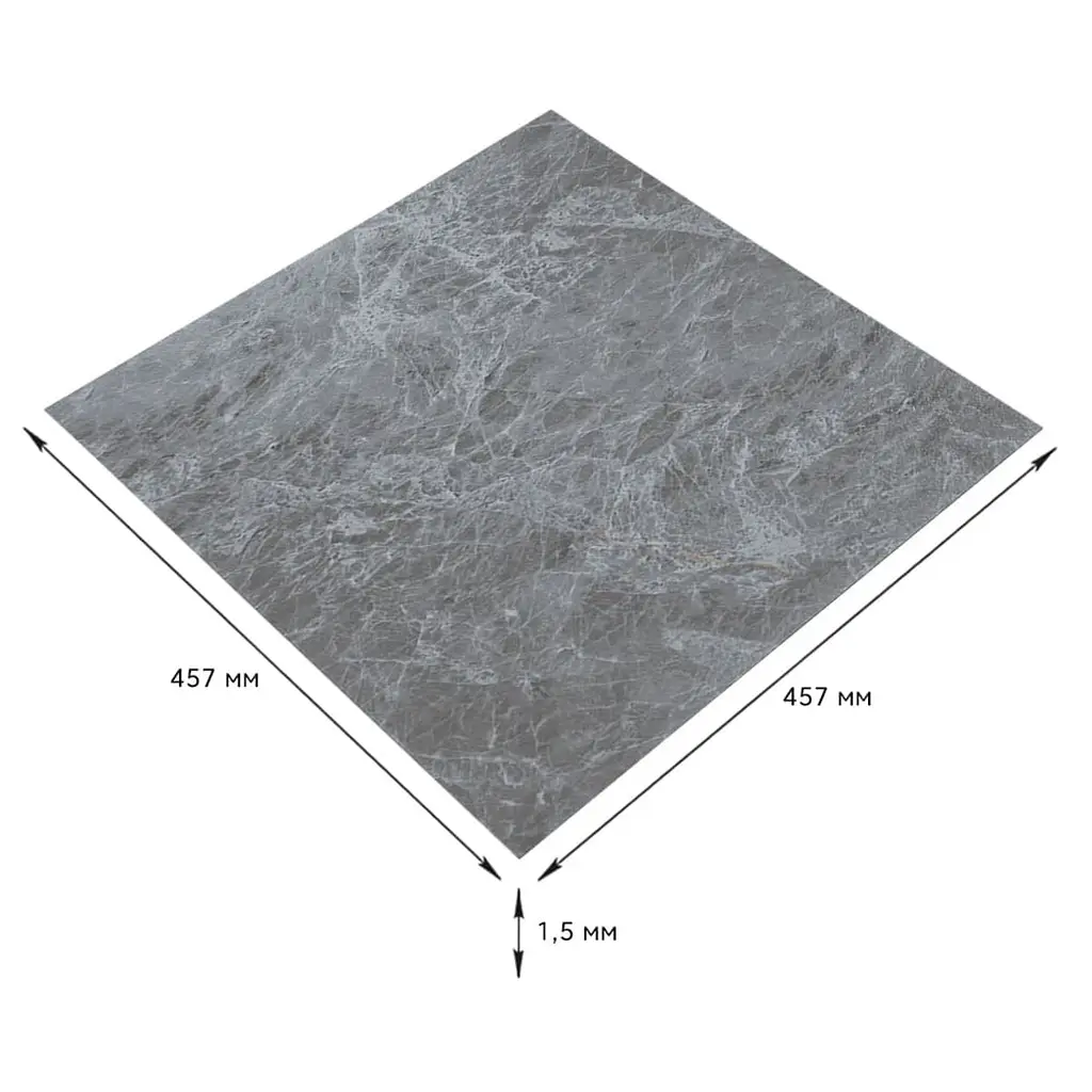 Самоклеюча LVT плитка 457x457x1.5mm (D) SW-00002458 - фото 2