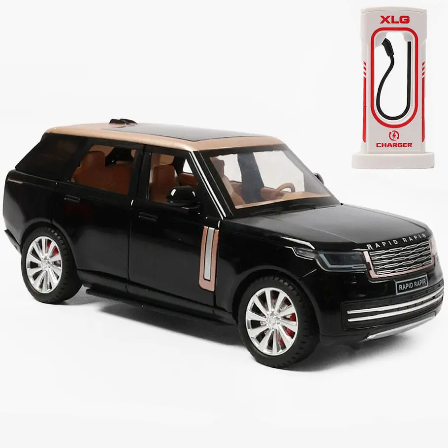 Колекційна металева модель автомобіля АвтоЕксперт Range Rover L460 із зарядною станцією, інерцією, світлом та звуком 1:24 - фото 8