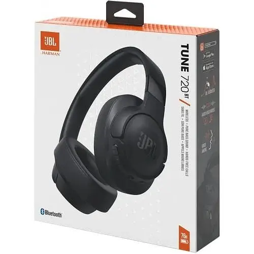 Наушники беспроводные JBL Tune 720BT полноразмерные черные (JBLT720BTBLK) - фото 7
