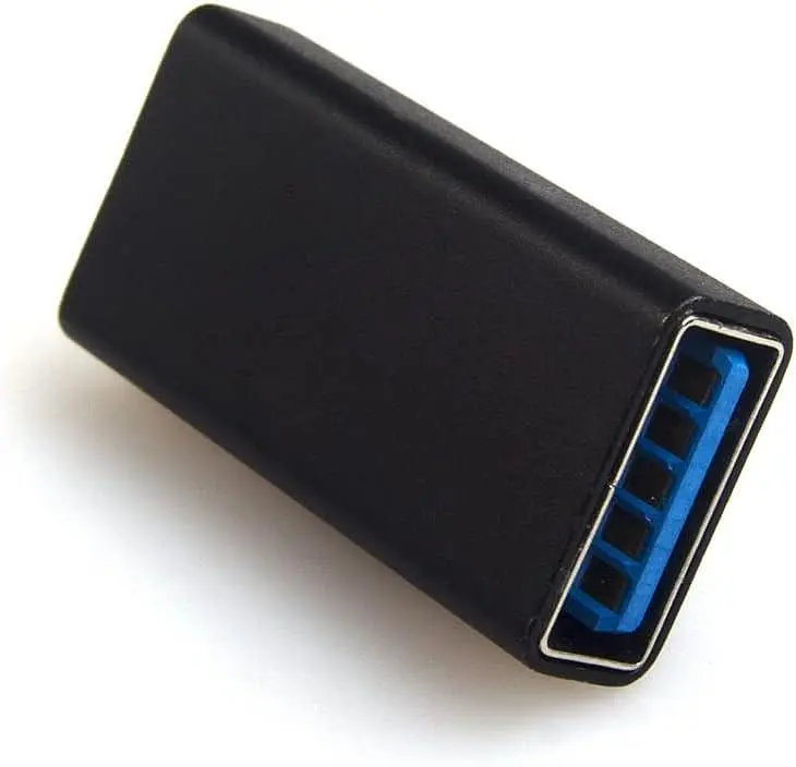 Адаптер-перехідник PWR USB-мама на USB-мама 3.0 Black (H051313)