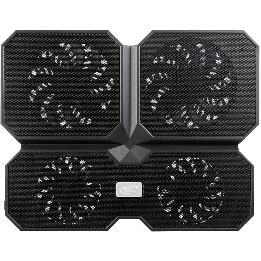 Підставка під ноутбук DeepCool MultiCore X6 10-15.6, 2x140 мм + 2x100 мм 1000RPM - фото 1