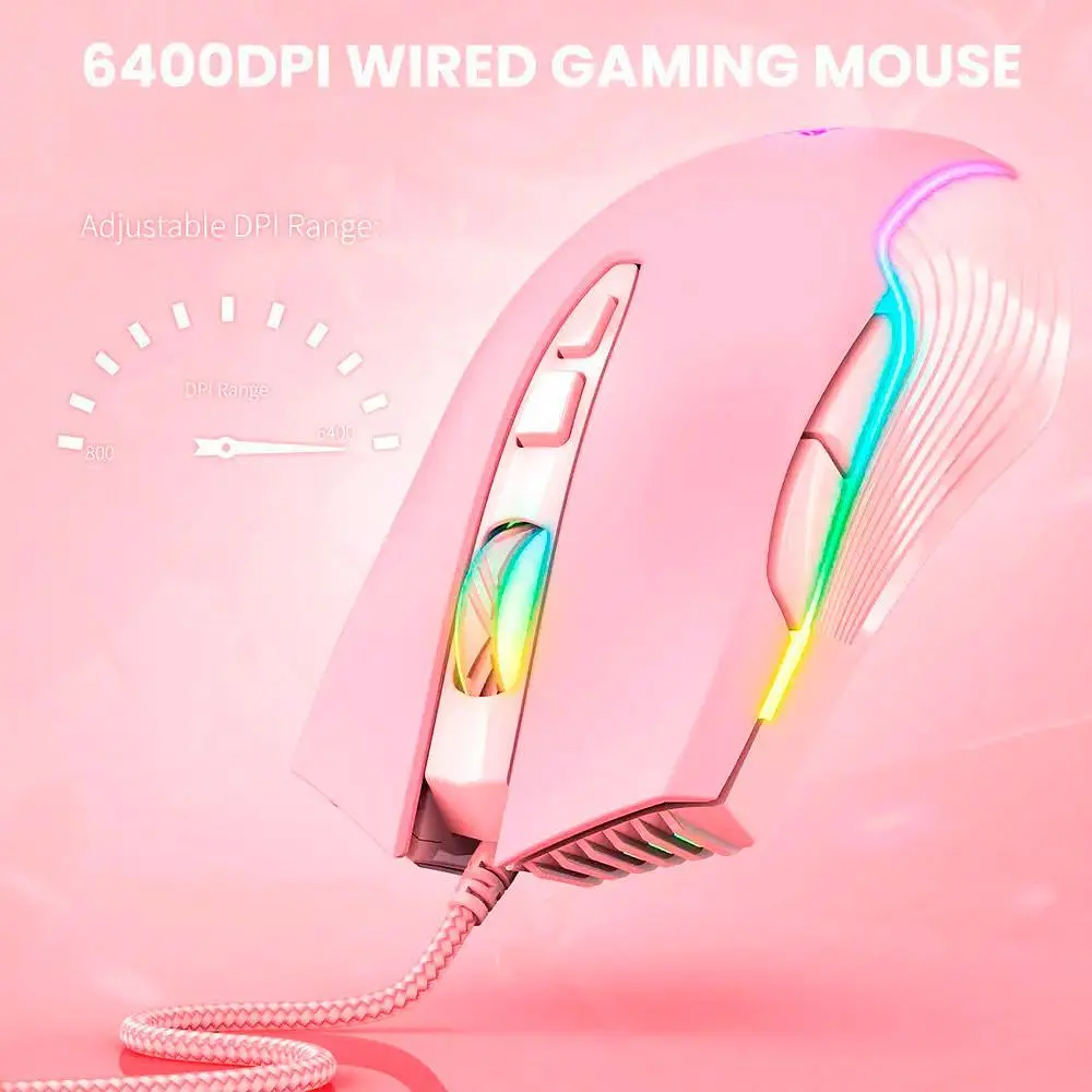 Миша Onikuma CW905 Pink [91318] - фото 3