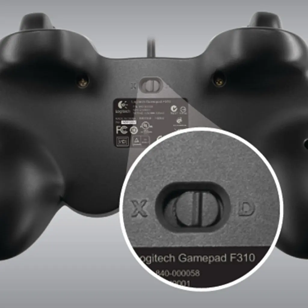 Геймпад Logitech Gamepad F310 для PC Black/Blue (940-000135) [111981] - фото 6