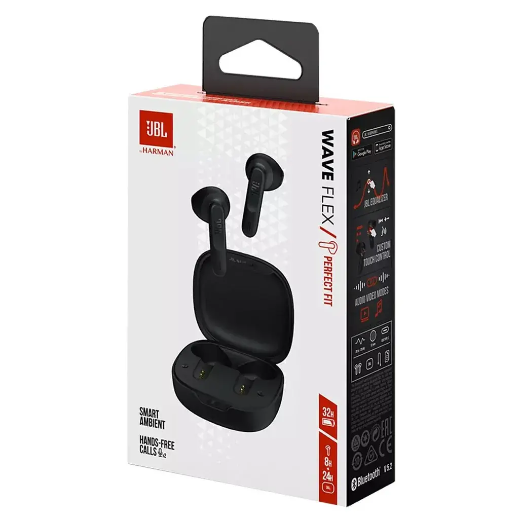 Навушники JBL Wave Flex TWS Black (JBLWFLEXBLK) - фото 10