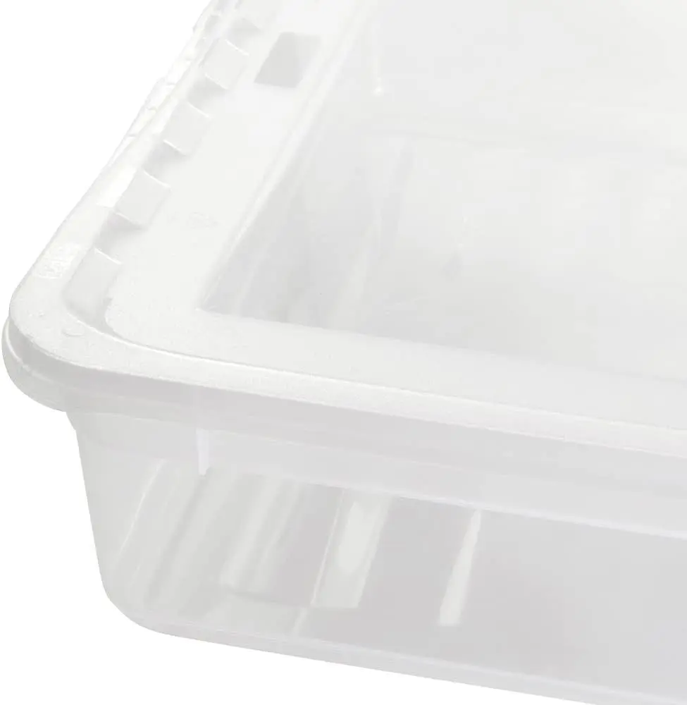 Ящик для зберігання Keeeper Basixx з кришкою 9 л прозорий (591) - фото 4