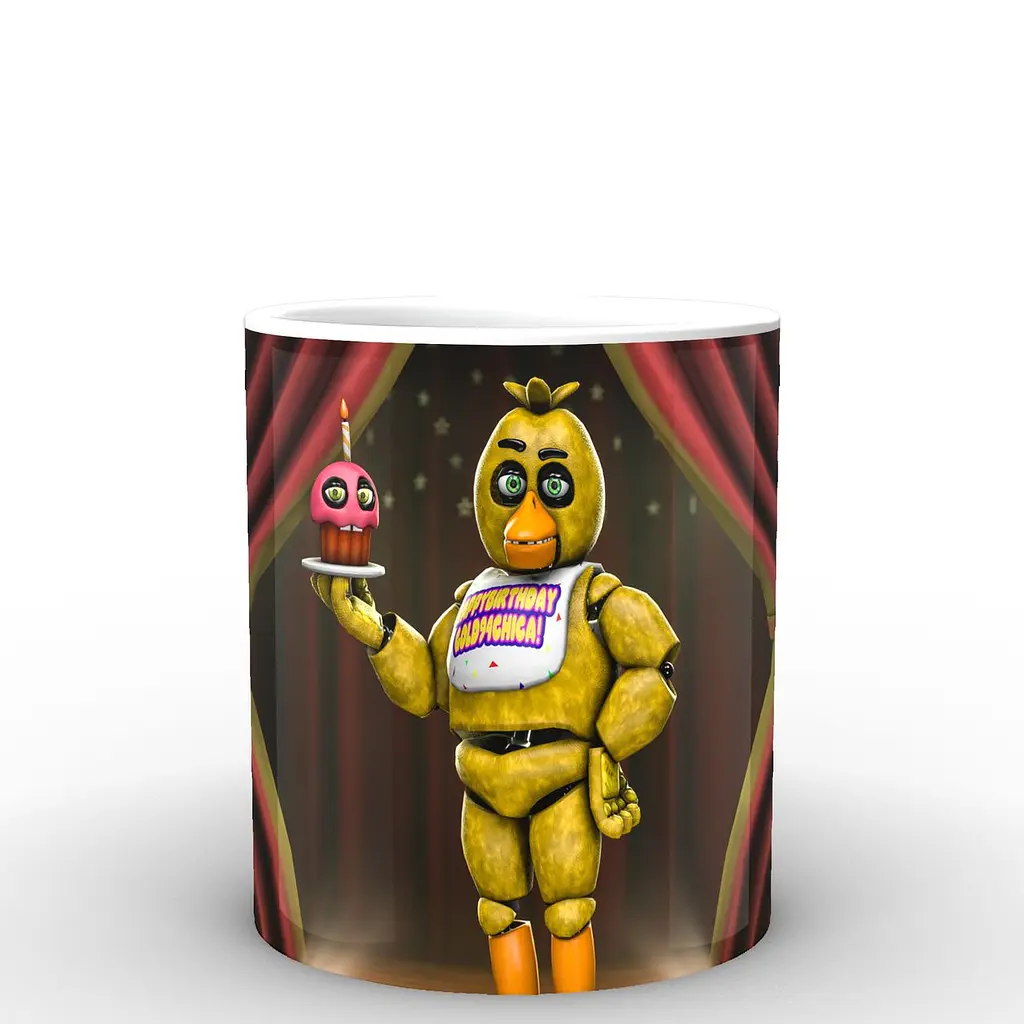 Кружка GeekLand Five Nights At Freddys Пять ночей с Фредди Чика FN.02.047 330 мл белая - фото 2