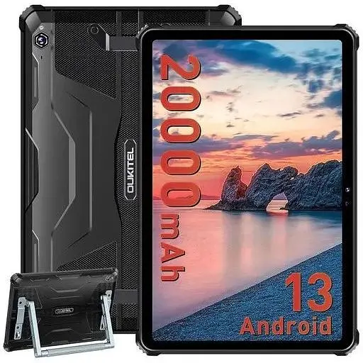 Планшет Oukitel RT6 10.1" 8/256GB з акумулятором 20000mAh 4G чорний - фото 7